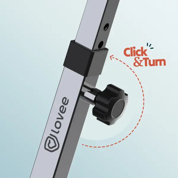 Système de réglage rapide click and turn pour ajustement facile