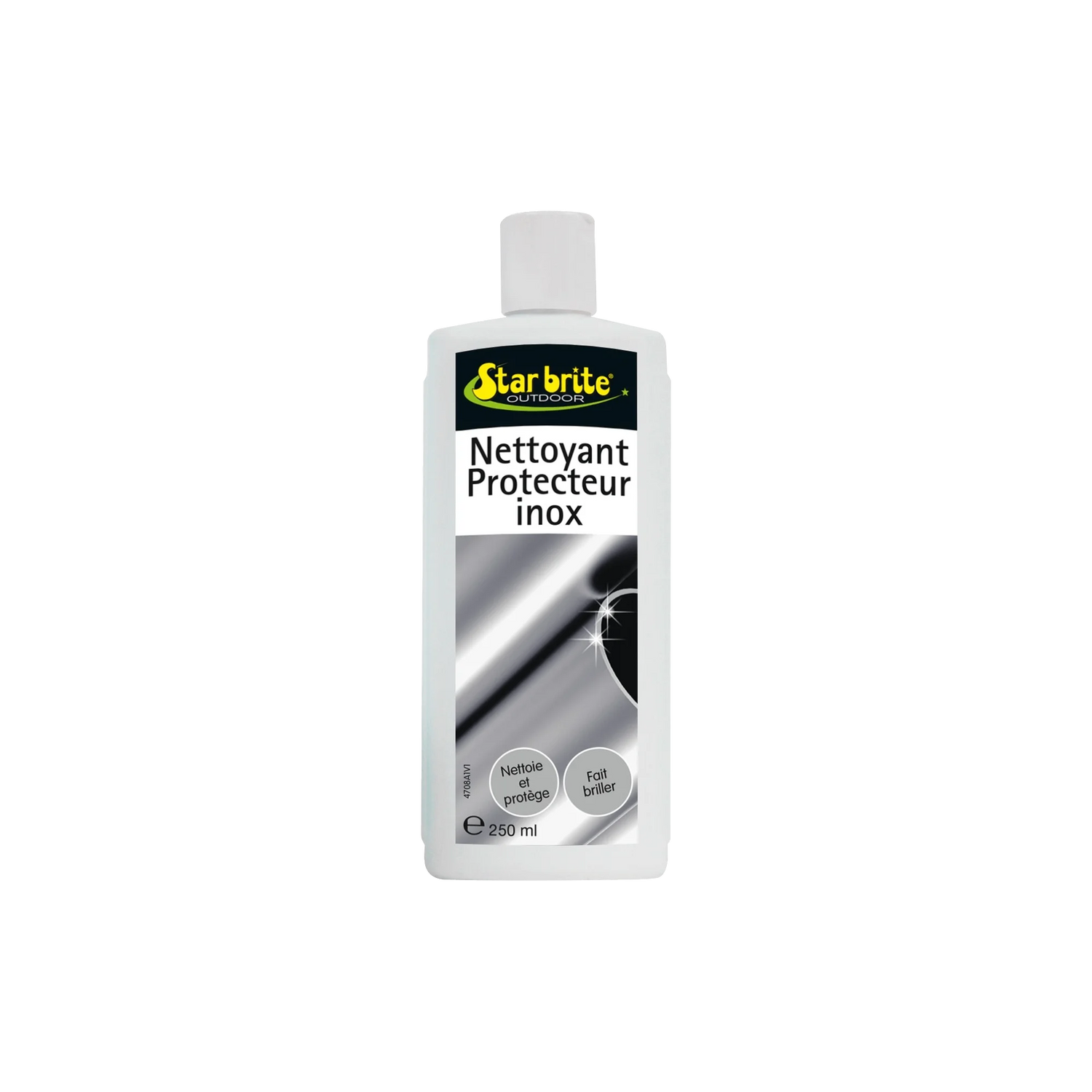 Nettoyant protecteur inox pour entretien et protection des surfaces métalliques.